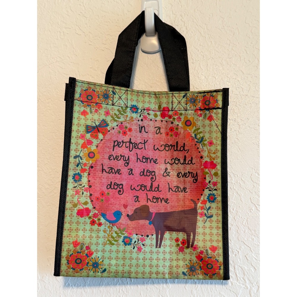 Natural Life Tote Small Gift Bag Reusable Dog Lover